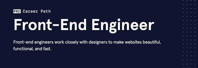 Parcours de formation à Codecademy : Front-end Engeneer